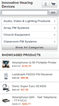 Mobile Screenshot of innovativehearingdevices.com